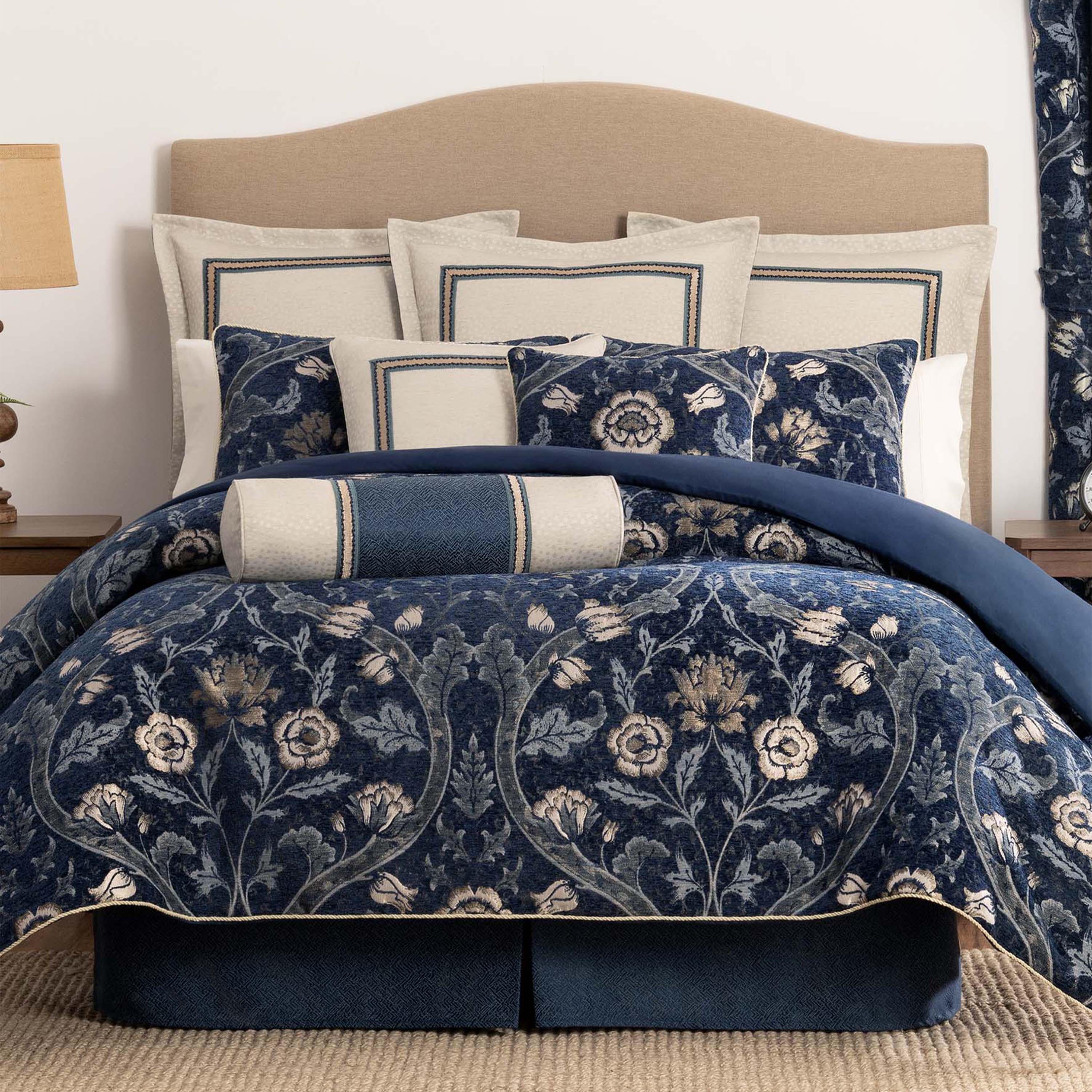 Navy blue outlet king pillow shams