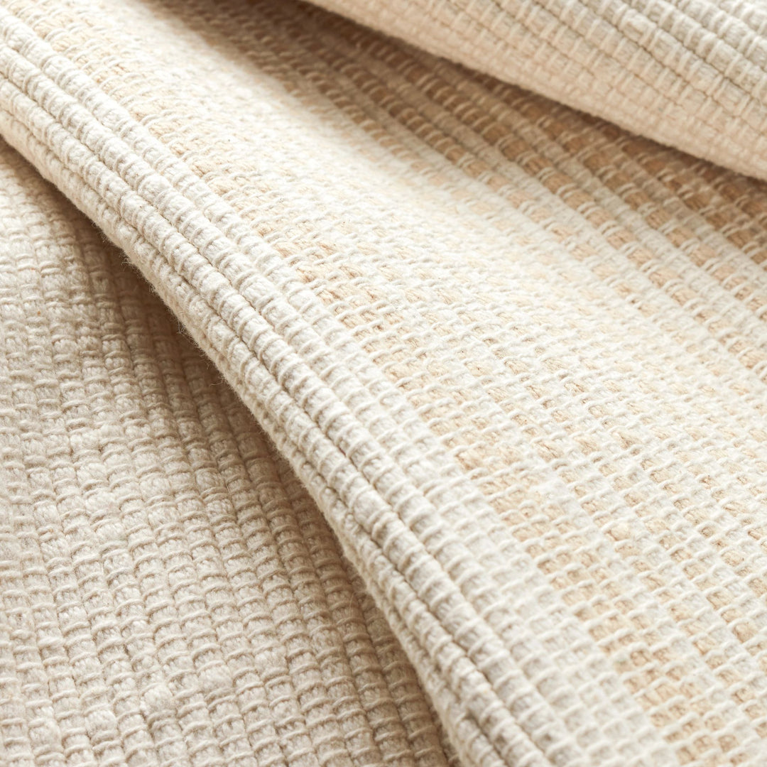 La Mirada Wheat Handwoven Cotton Rug Rug By Annie Selke