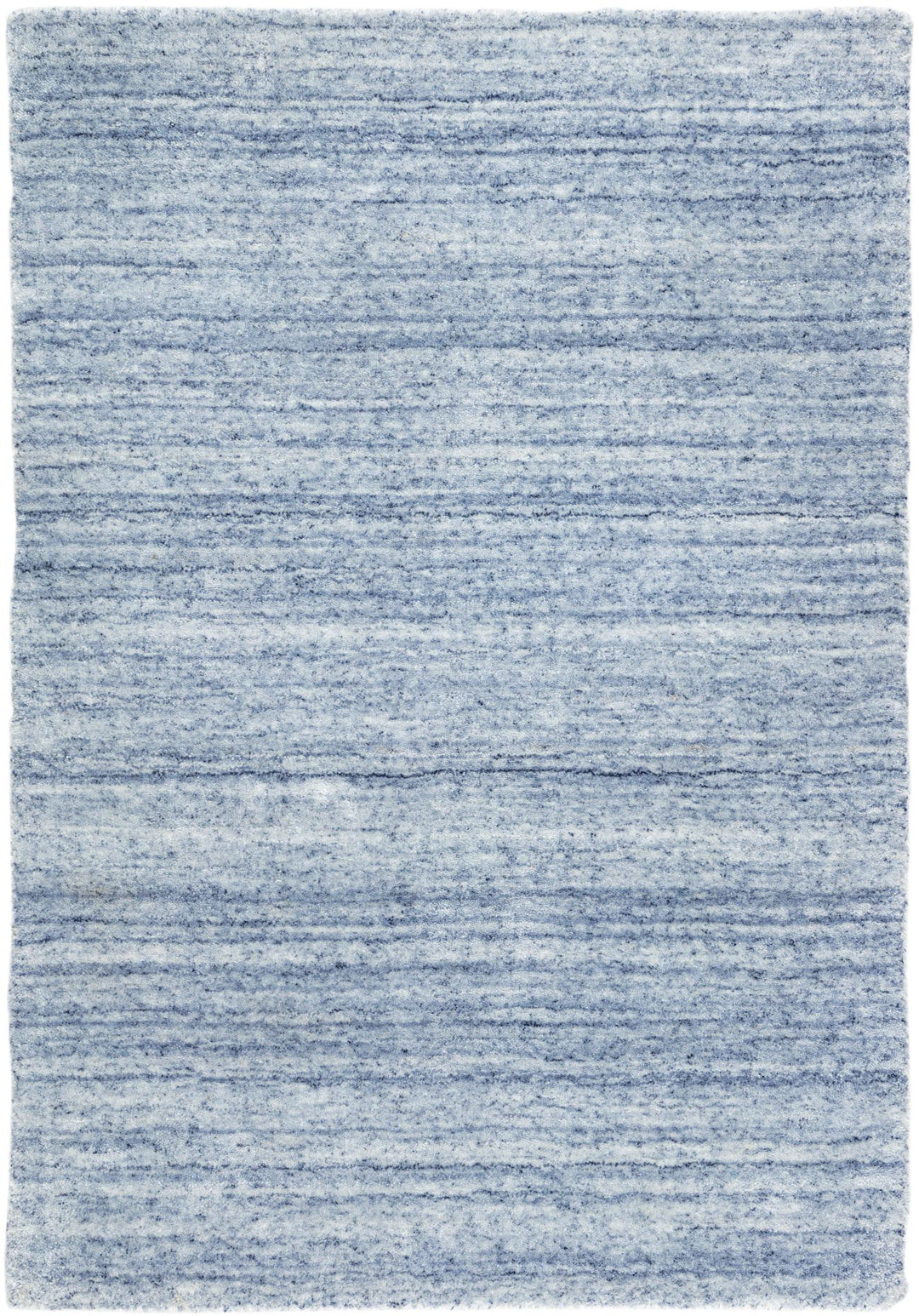 Nordic Blue Hand Loom Knotted Performance Rug Rug By Annie Selke