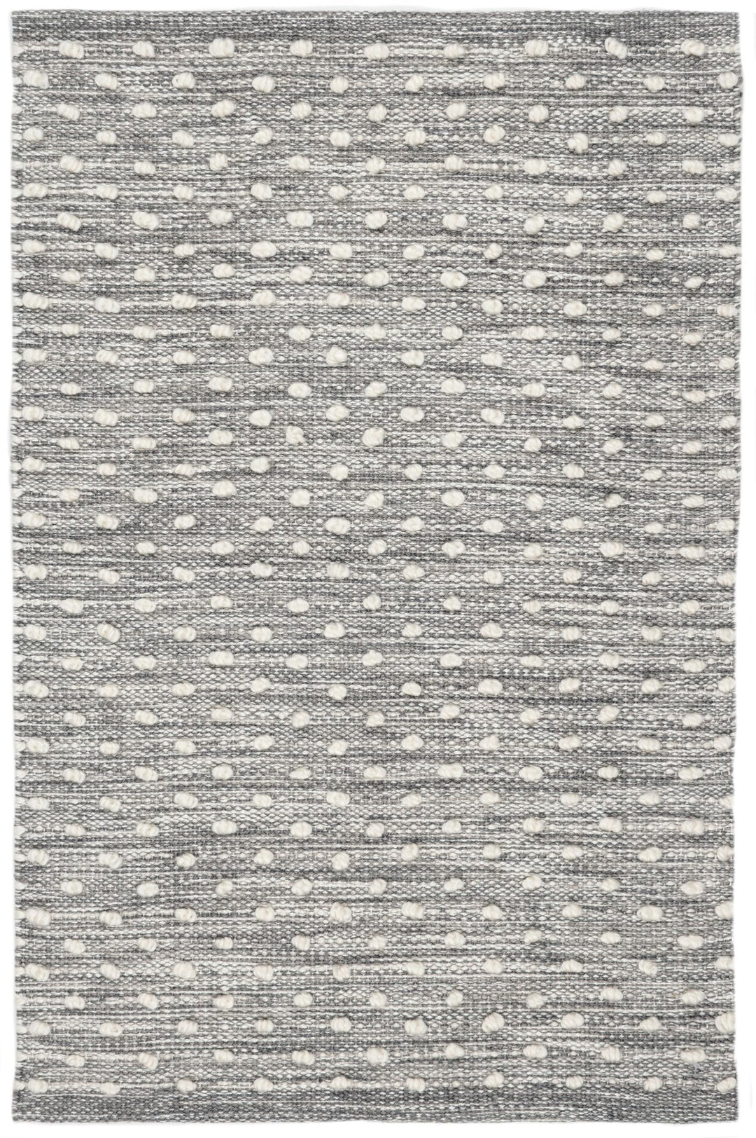 Hobnail Grey Handwoven Performance Rug Rug By Annie Selke