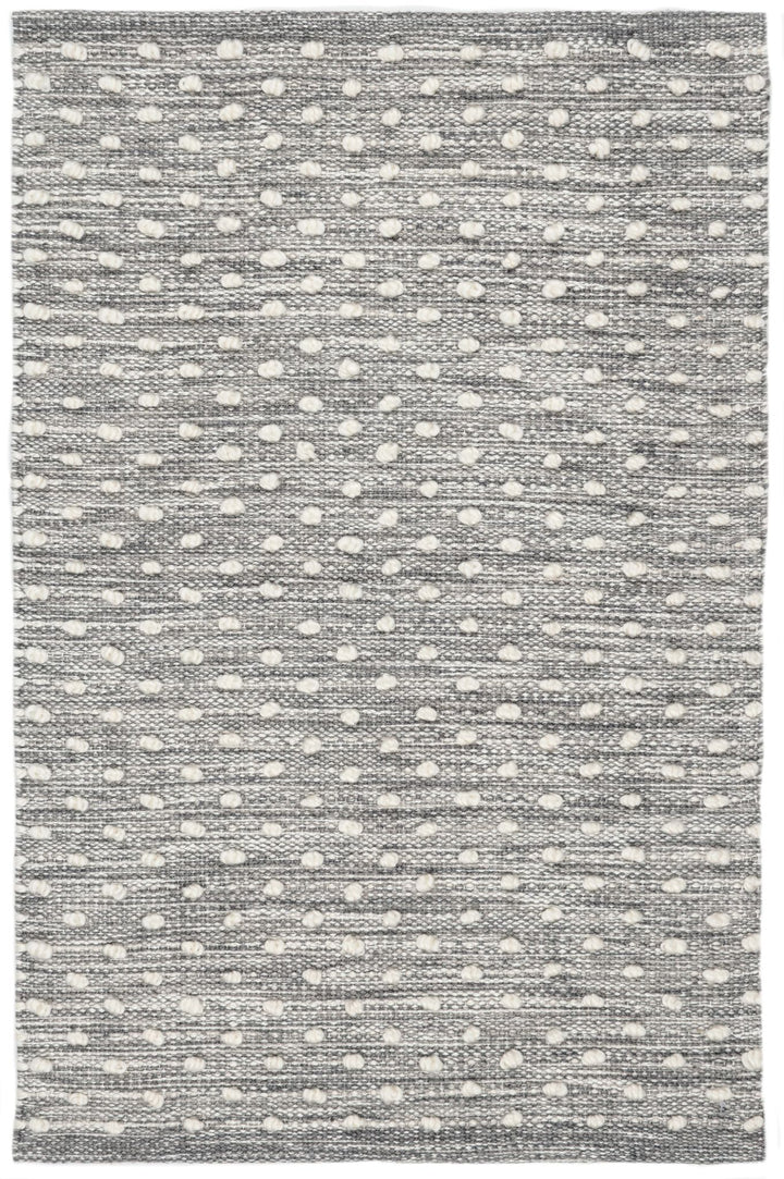 Hobnail Grey Handwoven Performance Rug Rug By Annie Selke