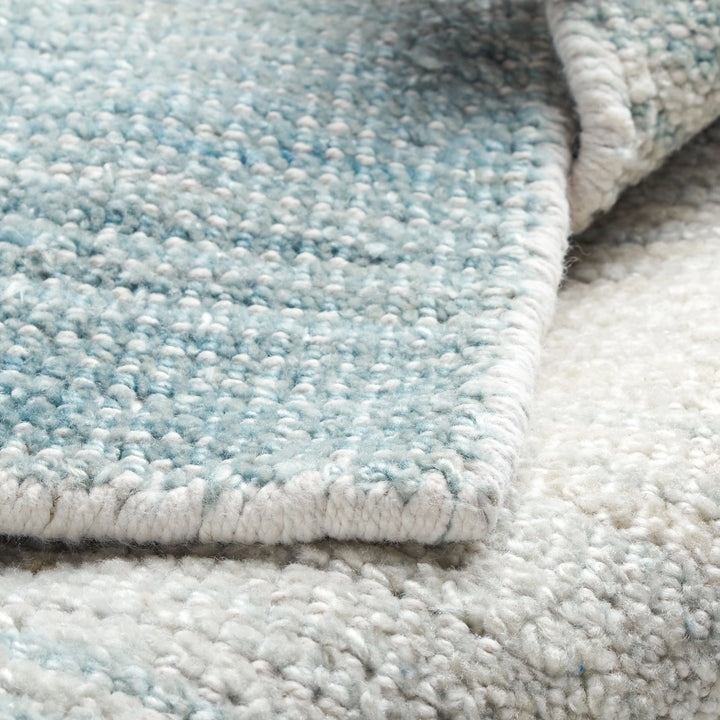 Pandora Sky Hand Loom Knotted Rug Rug By Annie Selke