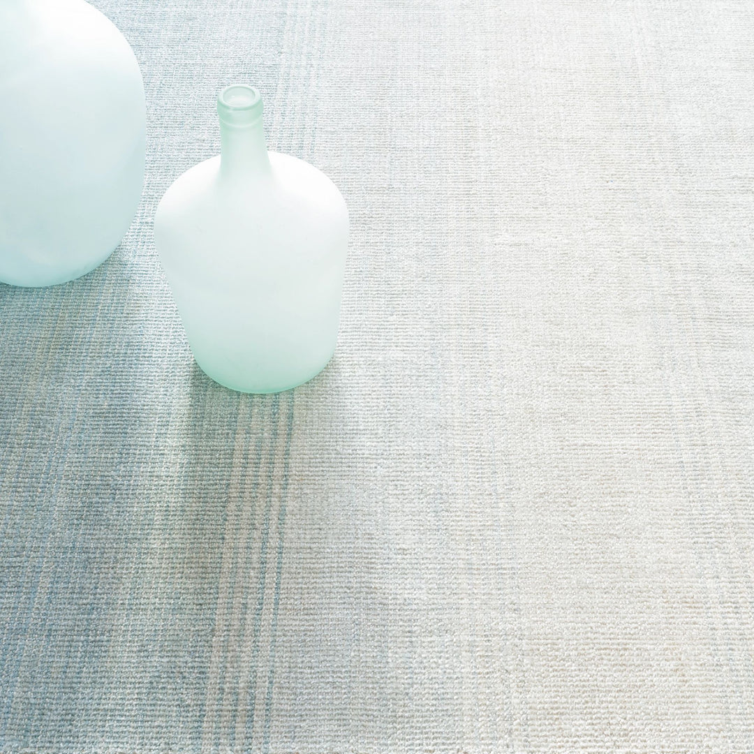 Pandora Sky Hand Loom Knotted Rug Rug By Annie Selke