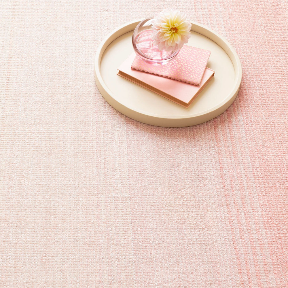 Pandora Pink Hand Loom Knotted Rug Rug By Annie Selke