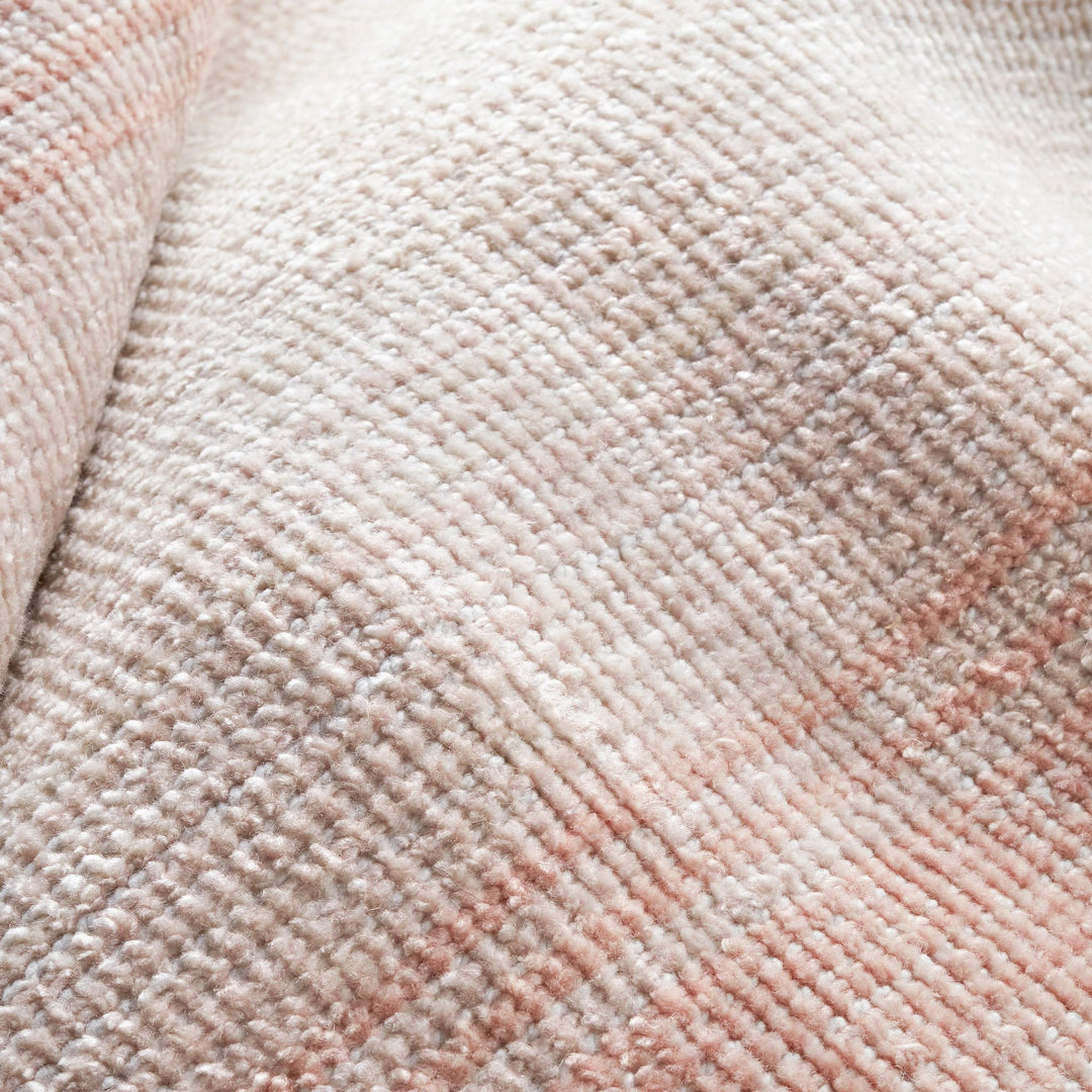 Pandora Pink Hand Loom Knotted Rug Rug By Annie Selke