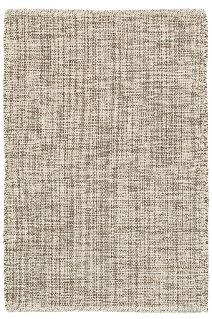 Marled Brown Handwoven Cotton Rug Rug By Annie Selke