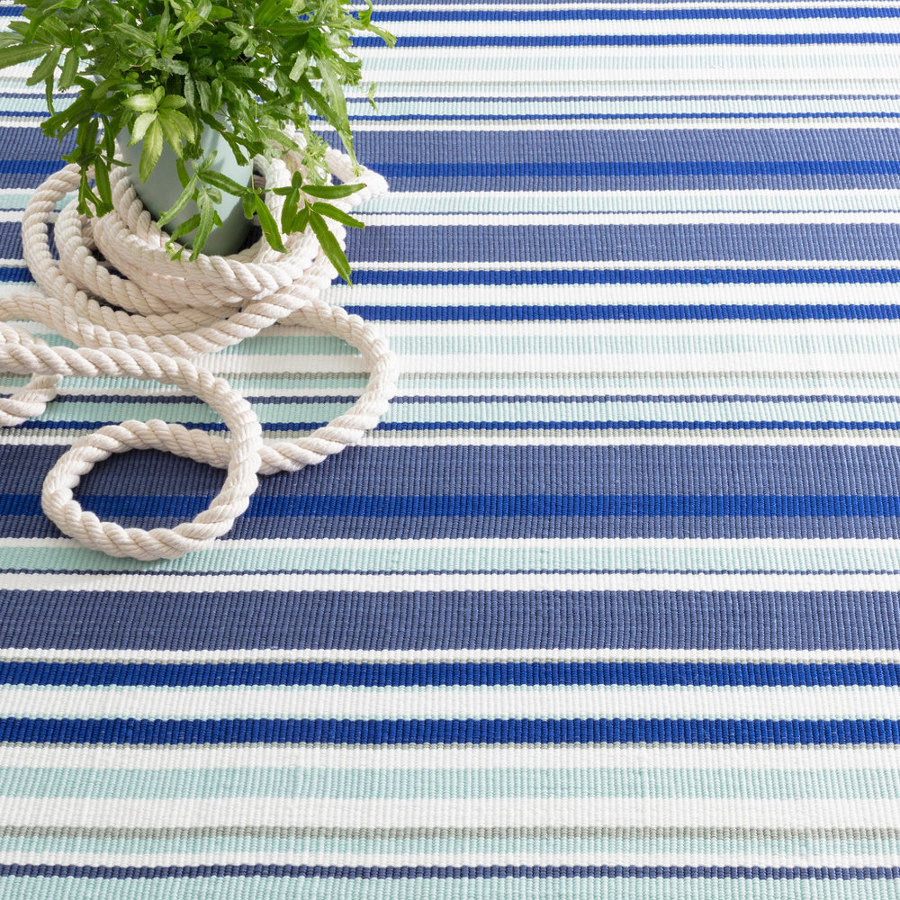 Skyler Stripe Handwoven Indoor/Outdoor Rug Rug By Annie Selke