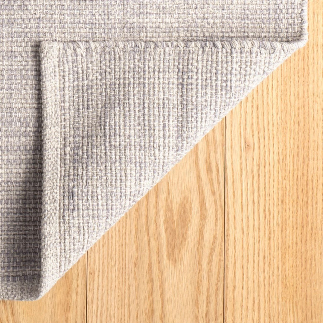 Marled Grey Handwoven Cotton Rug Rug By Annie Selke