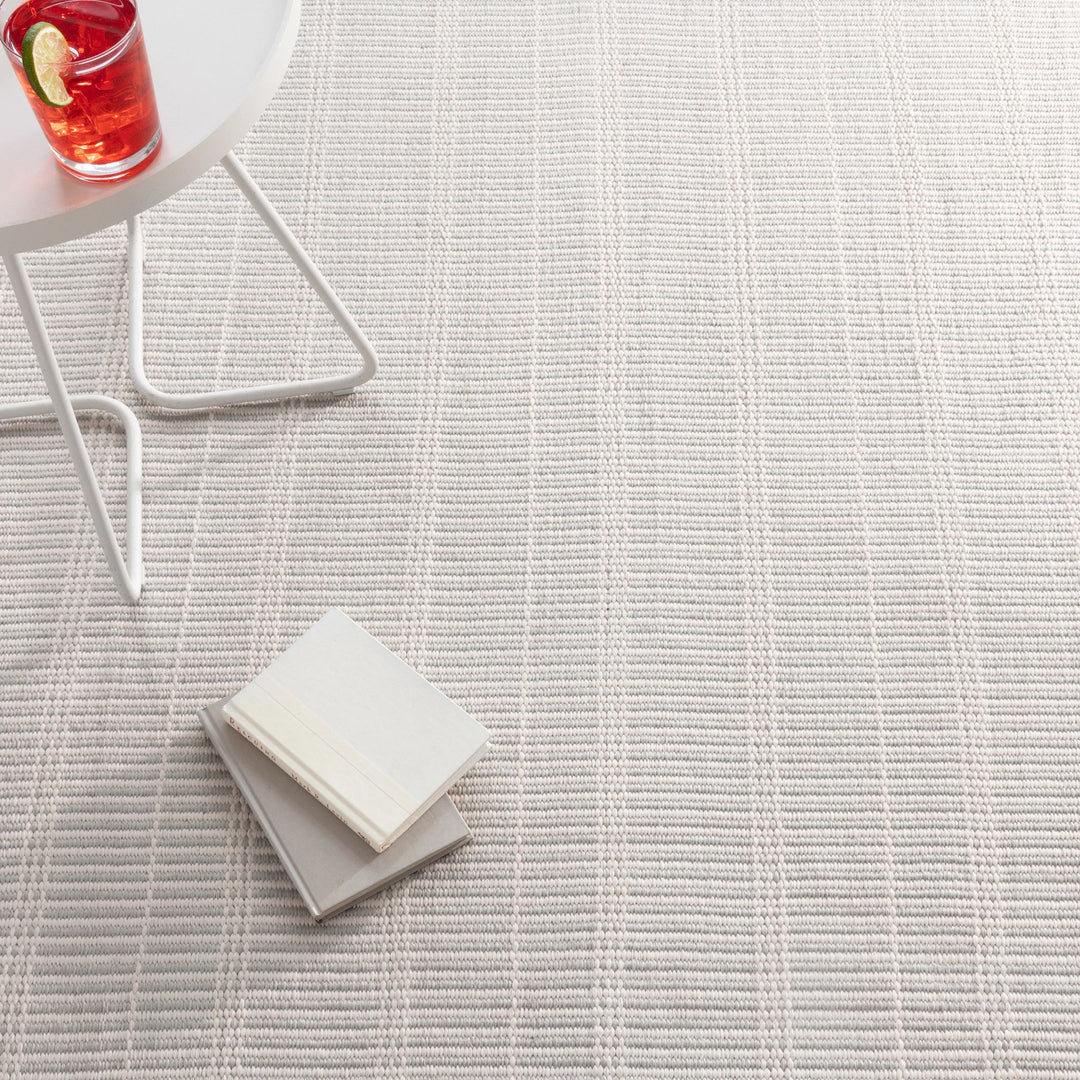 Marlo Platinum Handwoven Indoor/Outdoor Rug Rug By Annie Selke