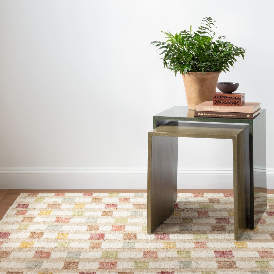 Mosaic Multi Handwoven Jute Rug Rug By Annie Selke