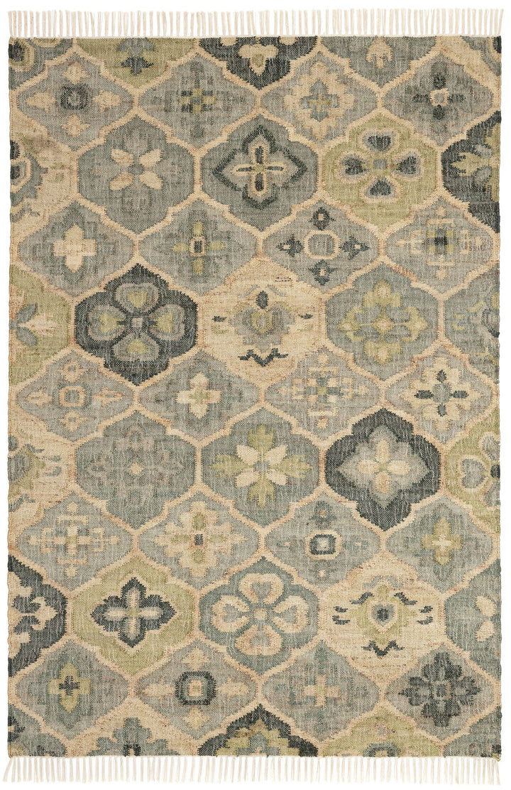 Pali Evergreen Handwoven Jute Rug Rug By Annie Selke