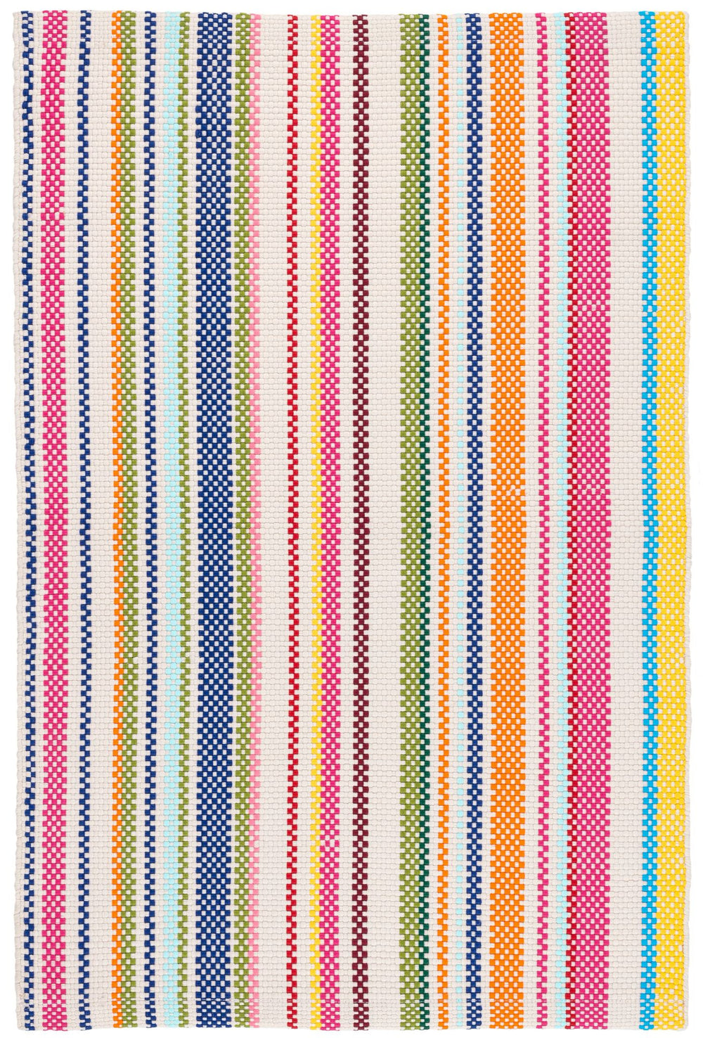 Summer Stripe Handwoven Indoor/Outdoor Rug Rug By Annie Selke