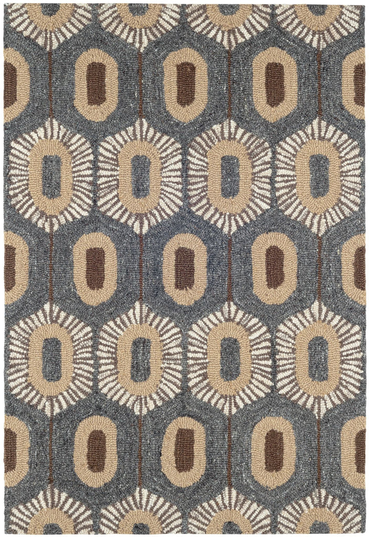 Stowe Hand Micro Hooked Wool Rug Rug By Annie Selke