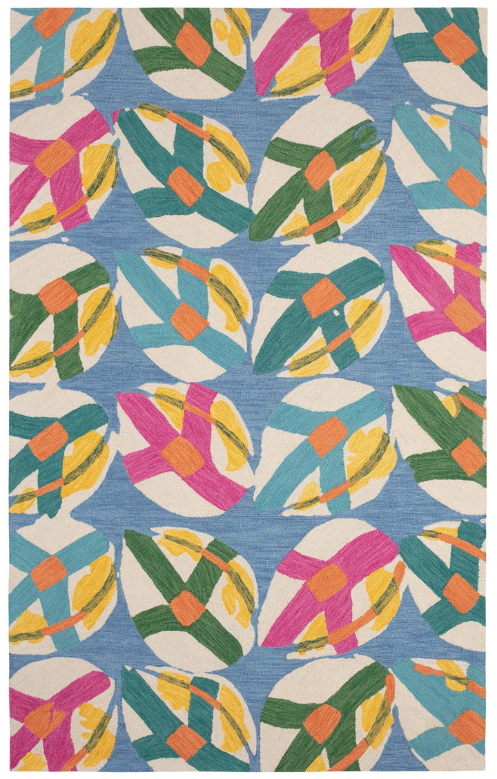 Lily Pad Spring Hand Micro Hooked Wool Rug Rug By Annie Selke