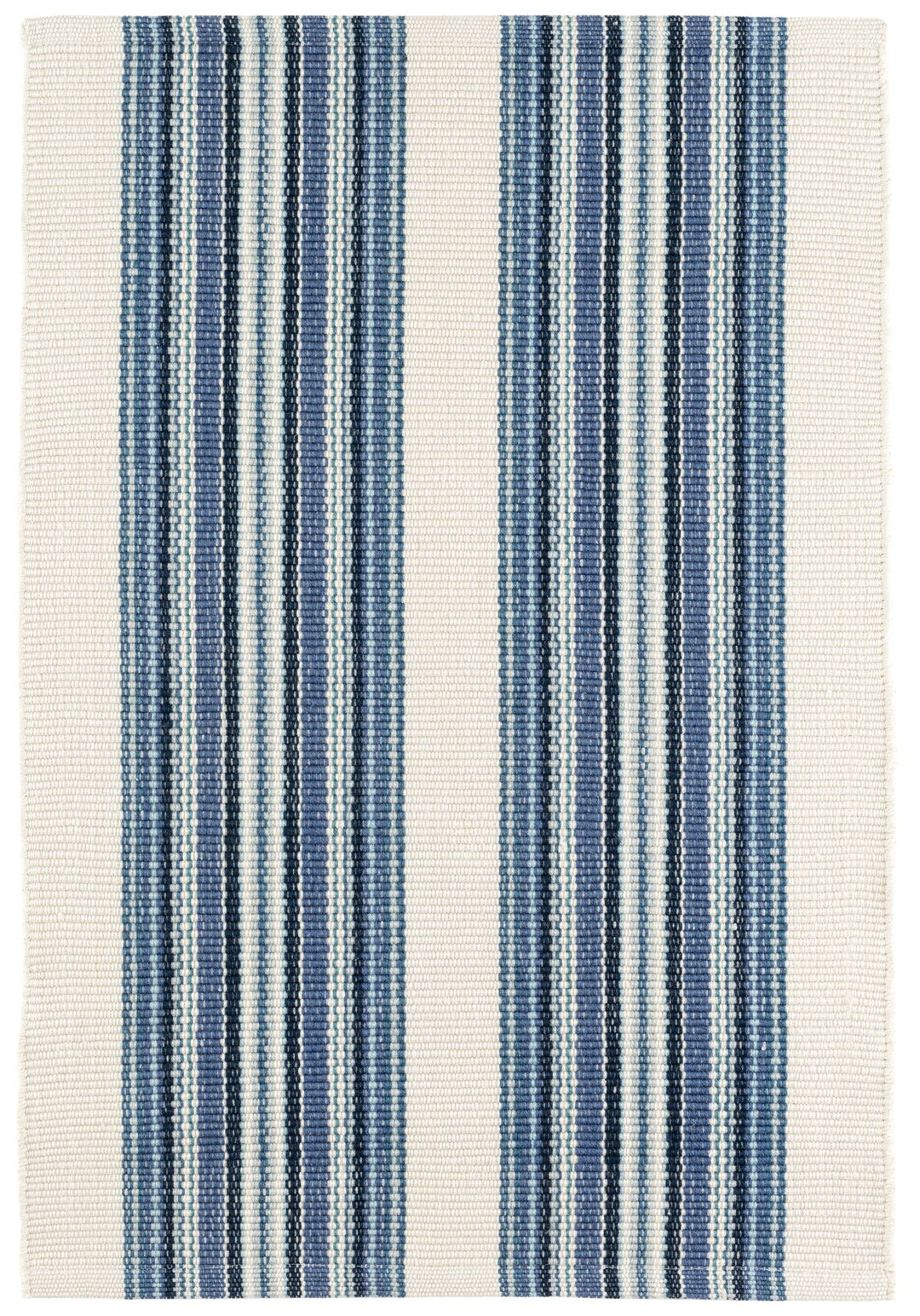 Road Runner Blue Handwoven Indoor/Outdoor Rug Rug By Annie Selke
