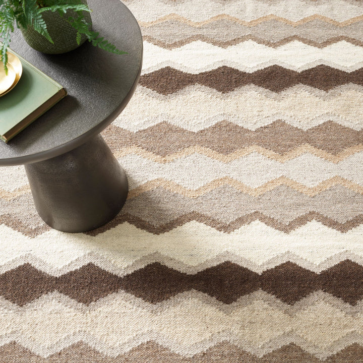 Safety Net Neutral Handwoven Wool Rug Rug By Annie Selke
