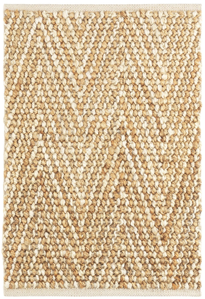 Meghan Ivory/Natural Handwoven Jute Rug Rug By Annie Selke