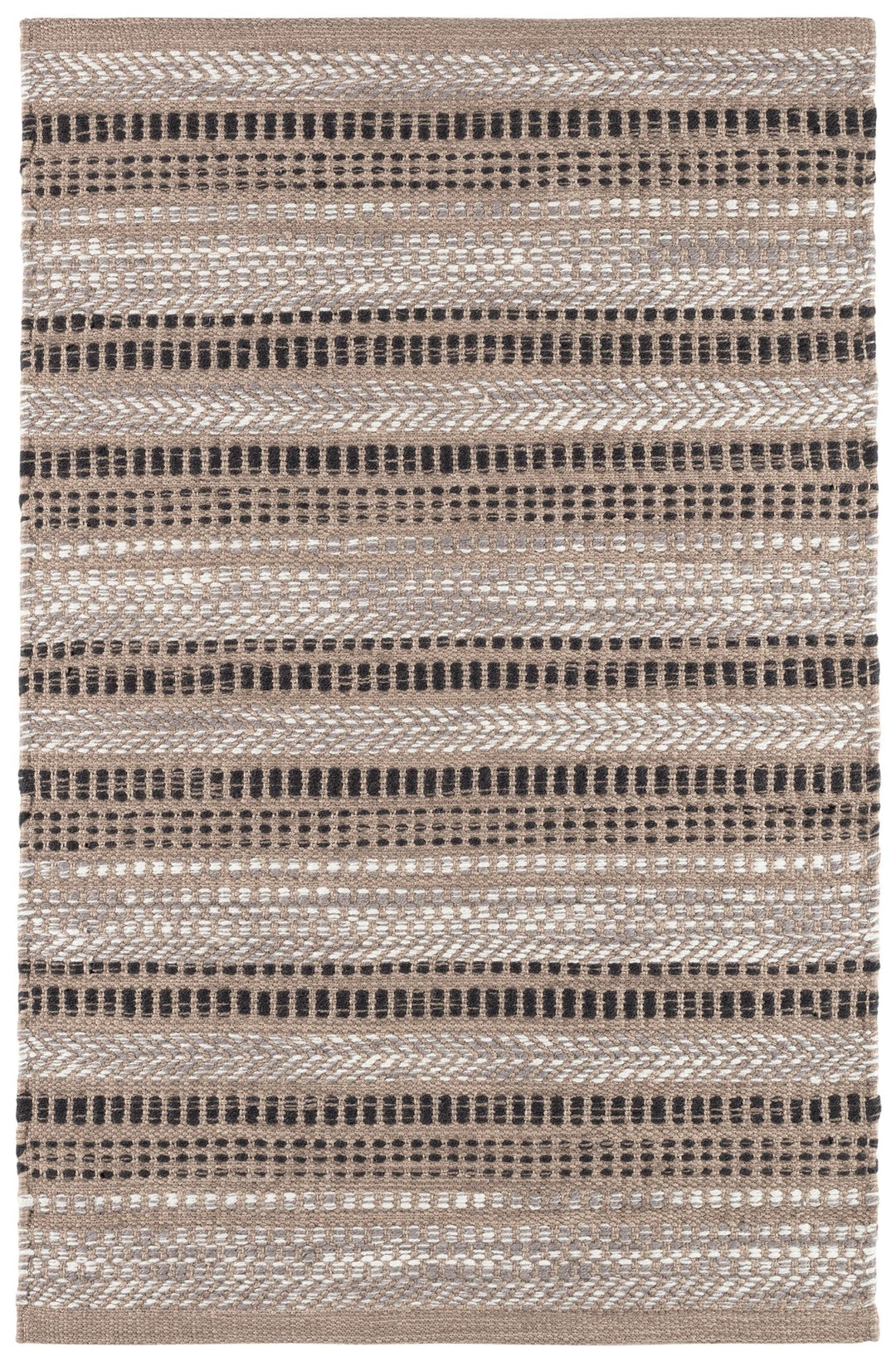 Sooner Than Later Neutral Handwoven Indoor/Outdoor Rug Rug By Annie Selke