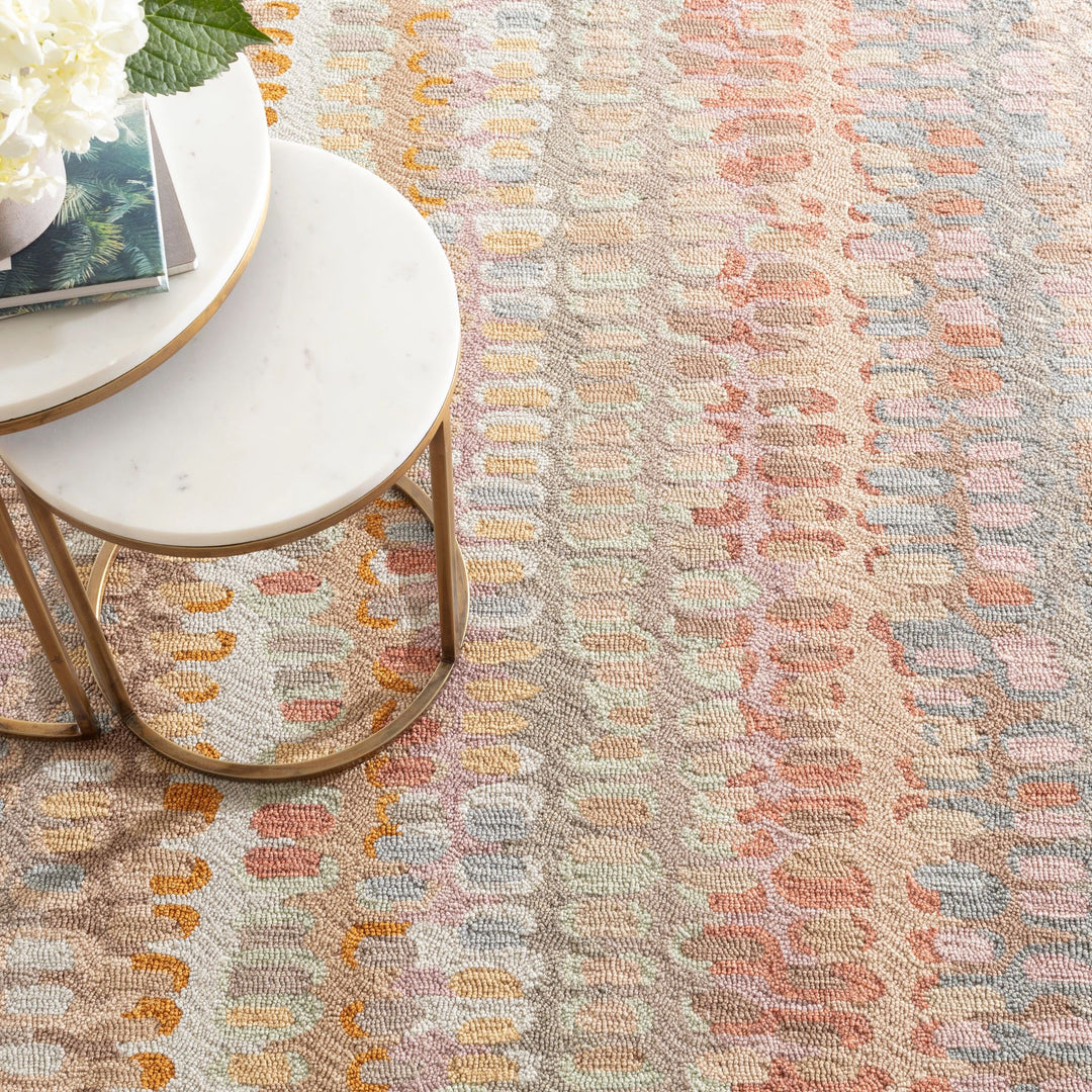 Paint Chip Stone Hand Micro Hooked Wool Rug Rug By Annie Selke