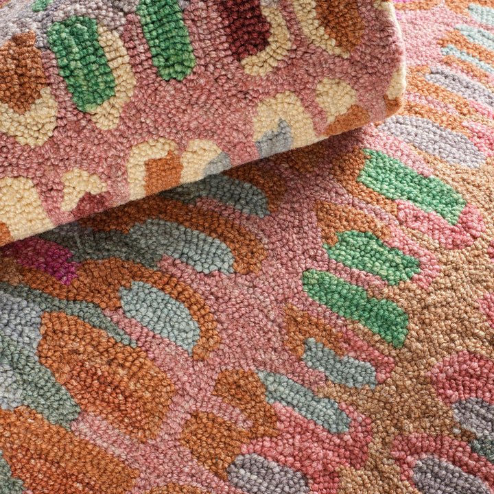 Paint Chip Clay Hand Micro Hooked Wool Rug Rug By Annie Selke