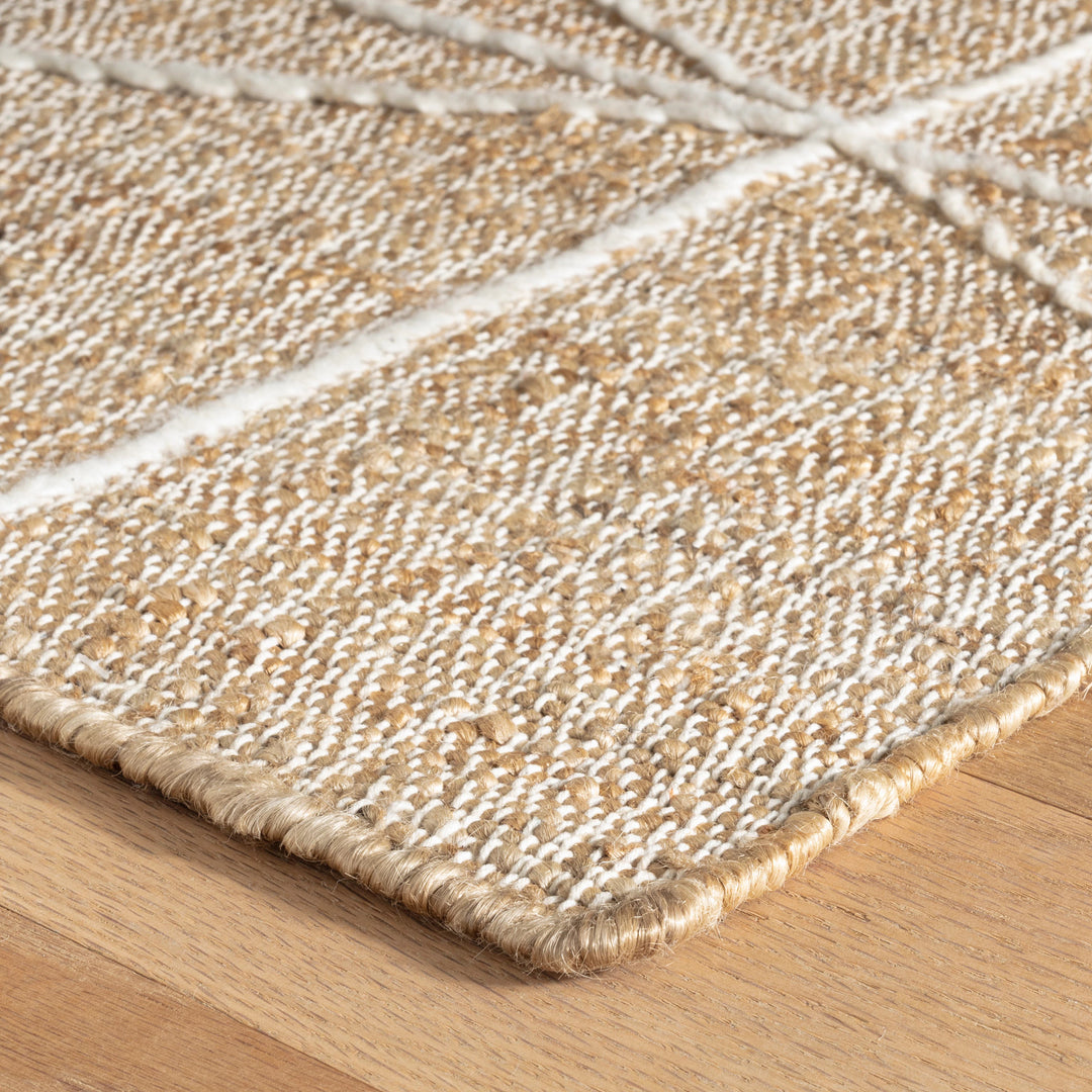Judson Natural/Ivory Handwoven Jute Rug Rug By Annie Selke
