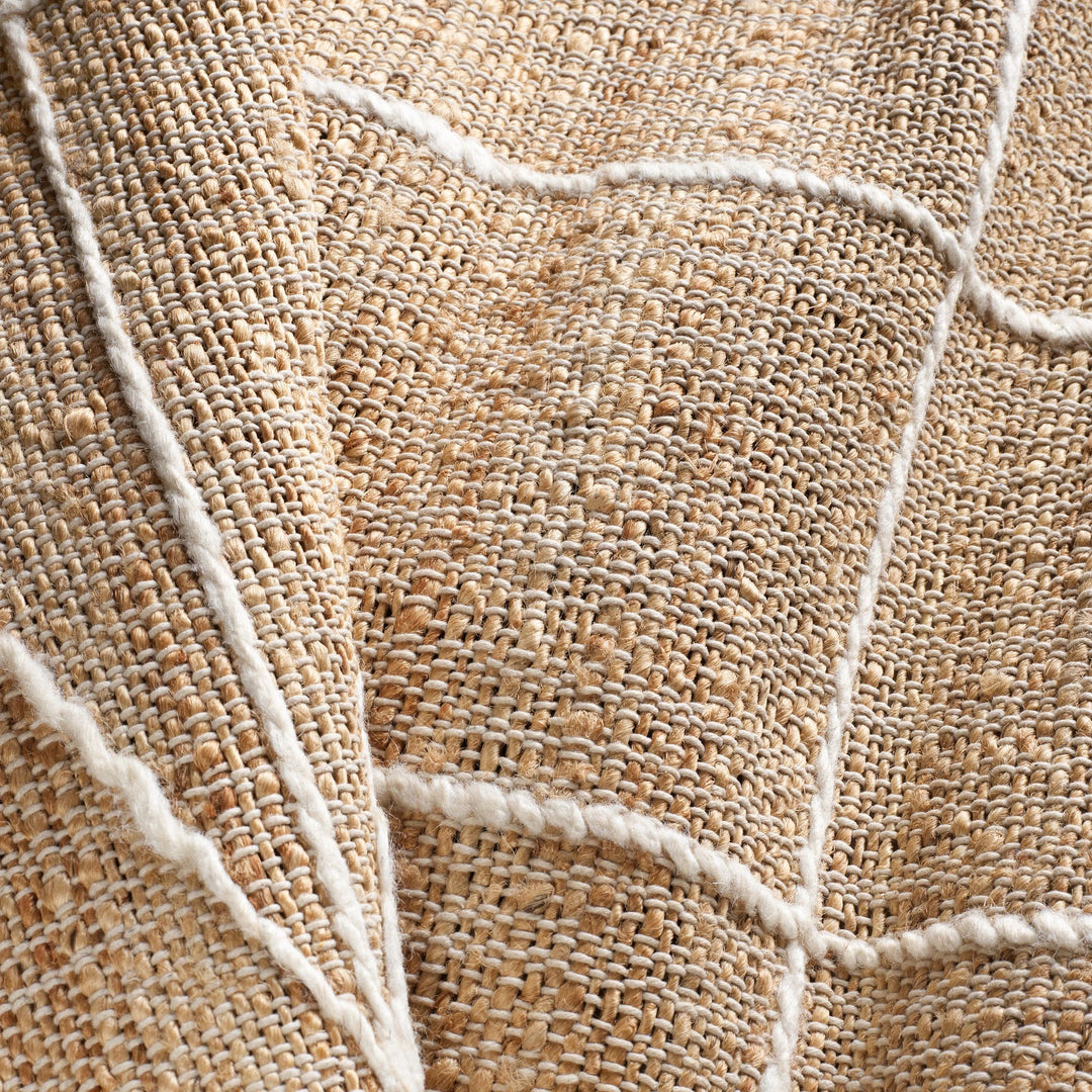 Judson Natural/Ivory Handwoven Jute Rug Rug By Annie Selke