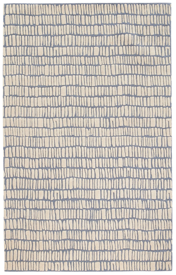Roark Pewter Blue Hand Tufted Wool Rug Rug By Annie Selke
