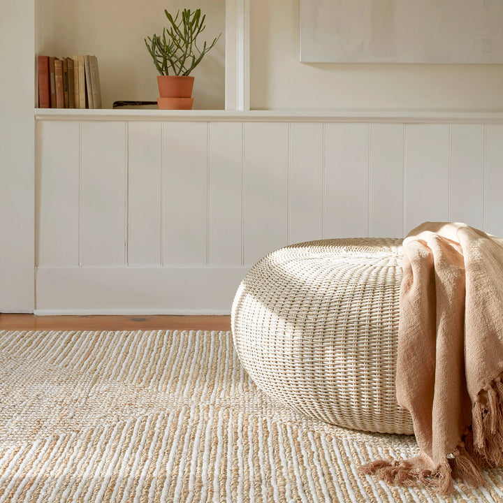 Kelan Ivory Handwoven Jute Rug Rug By Annie Selke