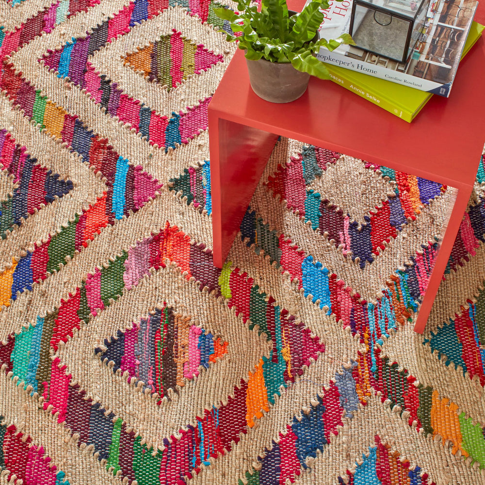 Tetra Chindi Multi Handwoven Jute Rug Rug By Annie Selke