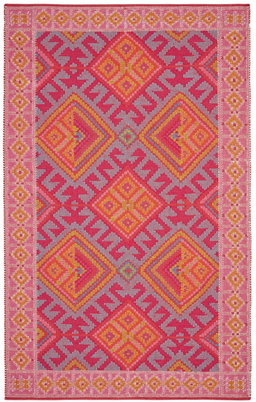 Valencia Kilim Spice Handwoven Indoor/Outdoor Rug Rug By Annie Selke