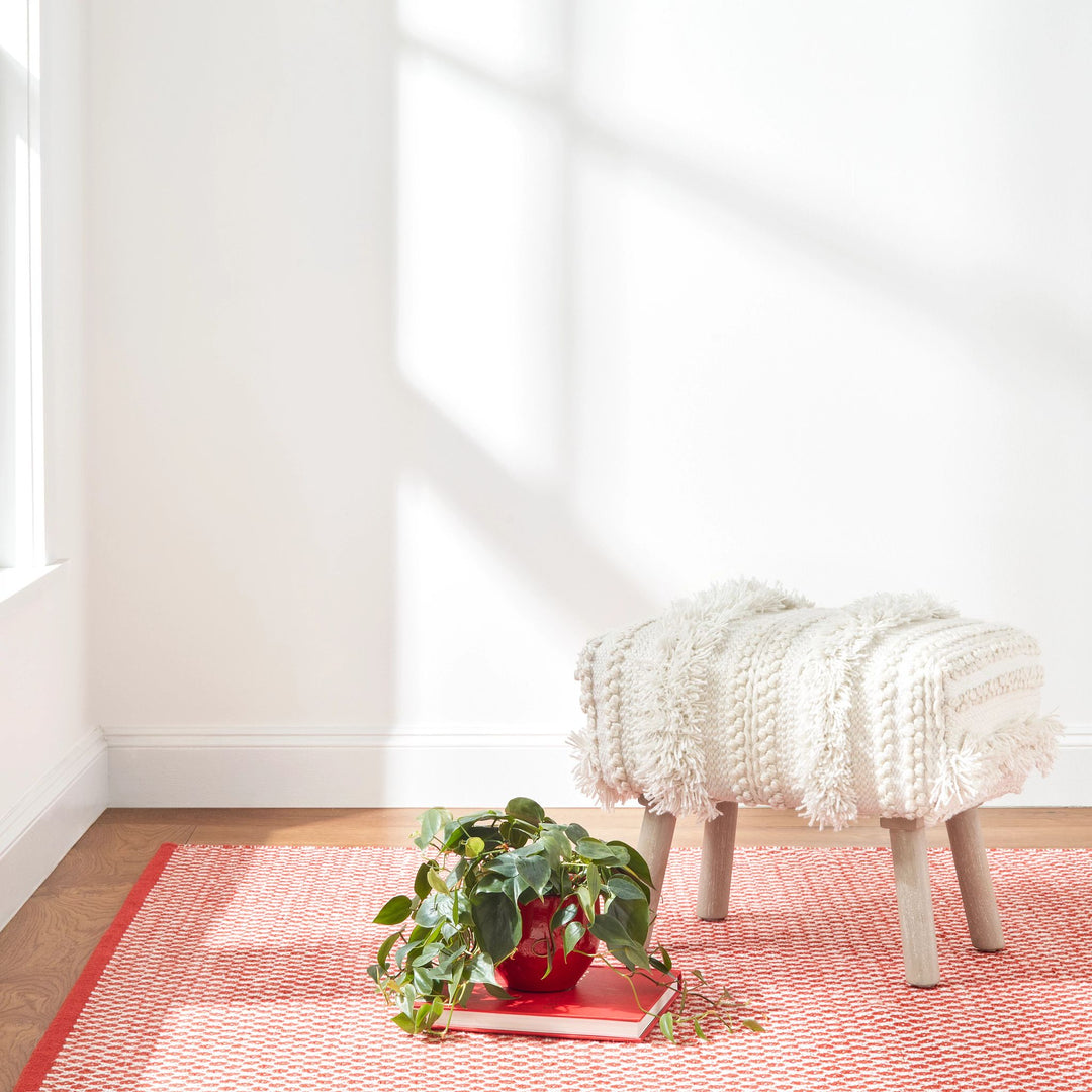 Mainsail Red Handwoven Indoor/Outdoor Rug Rug By Annie Selke