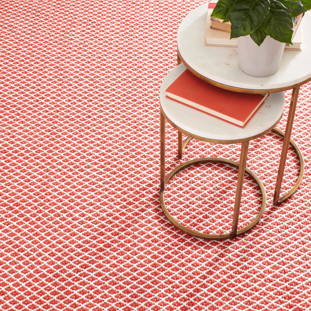 Mainsail Red Handwoven Indoor/Outdoor Rug Rug By Annie Selke