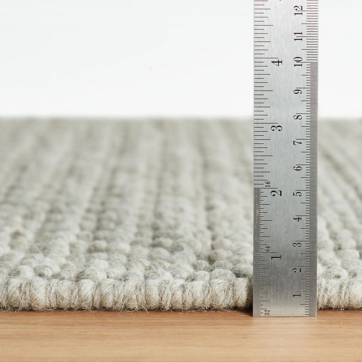 Hooper Grey Handwoven Wool Rug Rug By Annie Selke