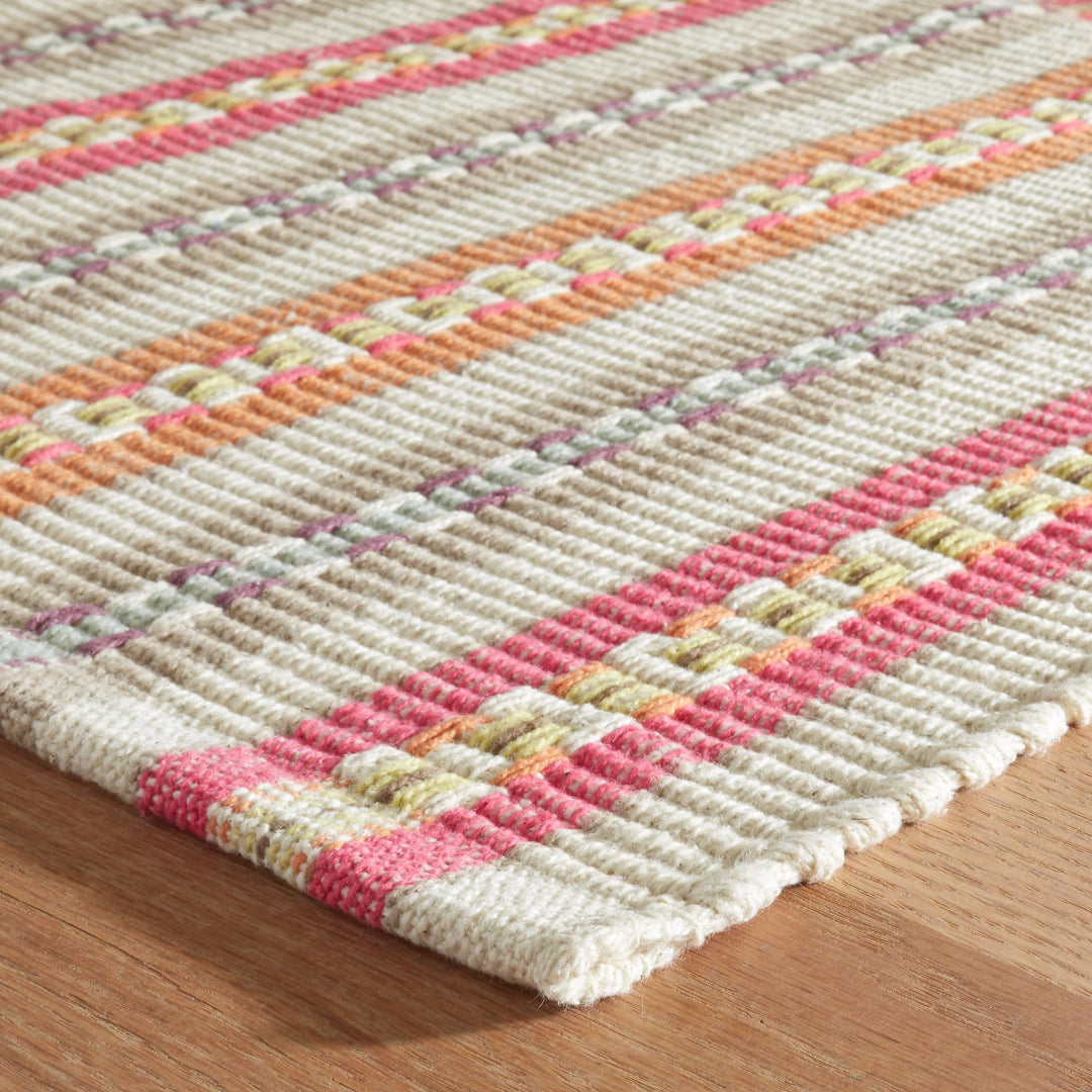 Long Slade Spice Handwoven Cotton Rug Rug By Annie Selke