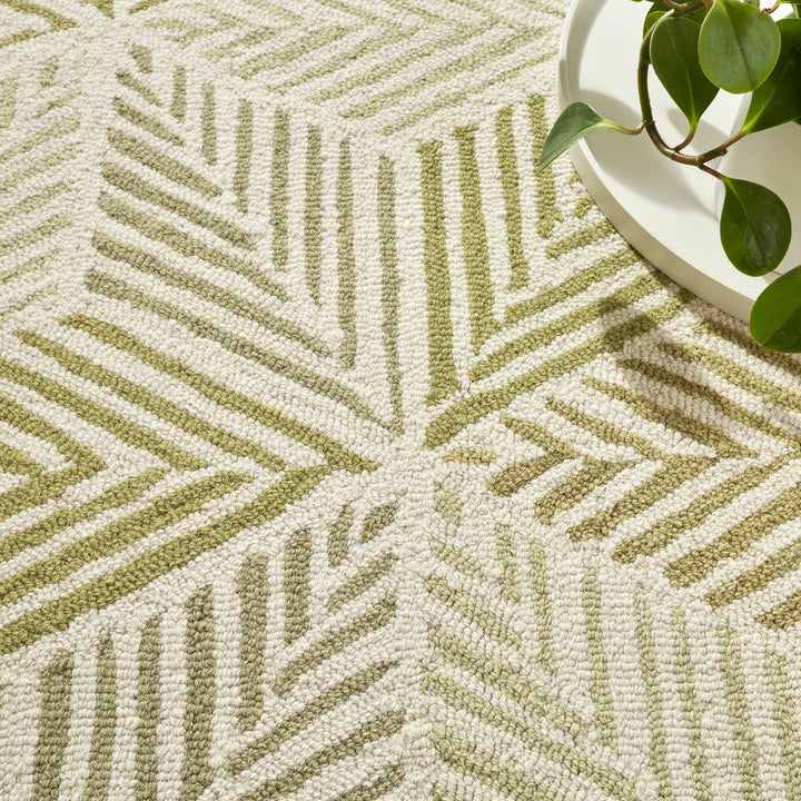 Karari Moss Hand Hooked Wool Rug Rug By Annie Selke