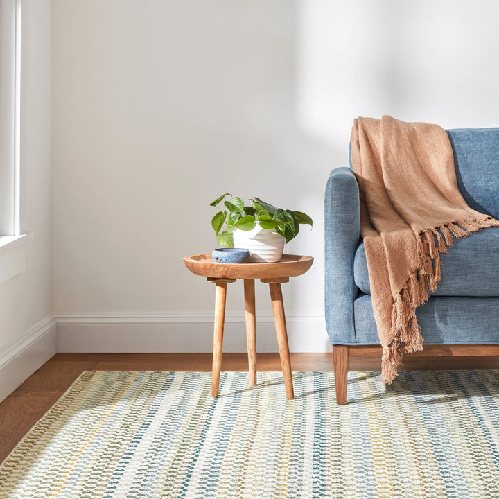 Poppy Moss Handwoven Wool Rug Rug By Annie Selke