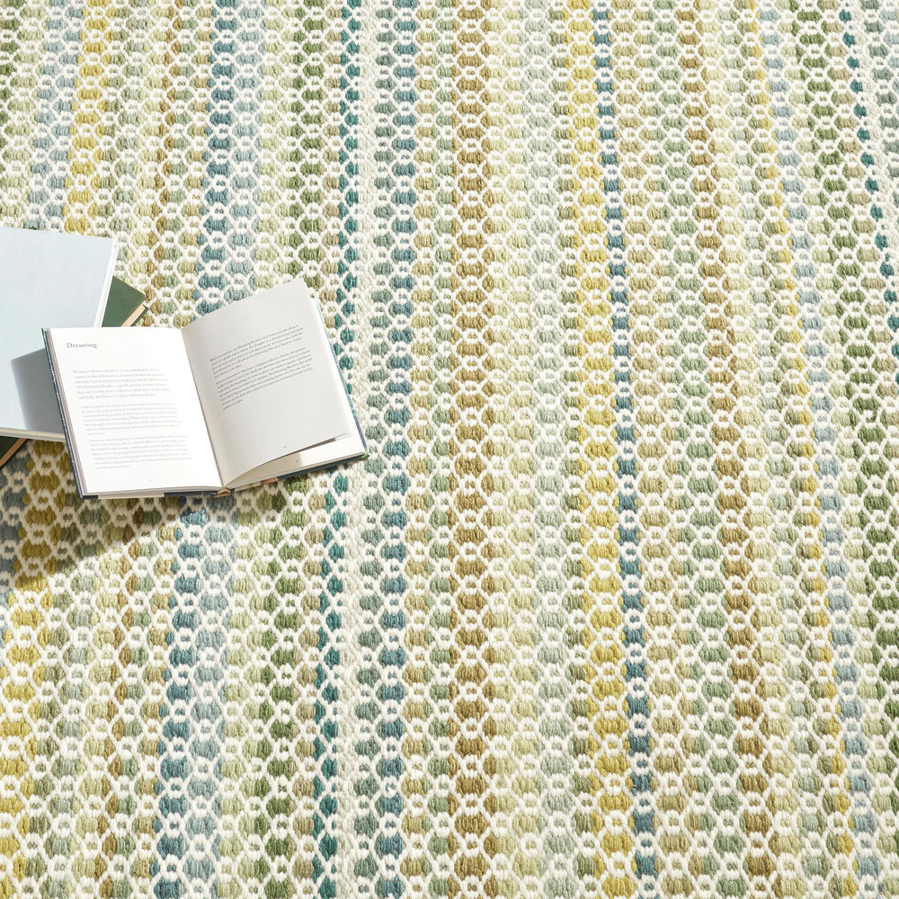 Poppy Moss Handwoven Wool Rug Rug By Annie Selke