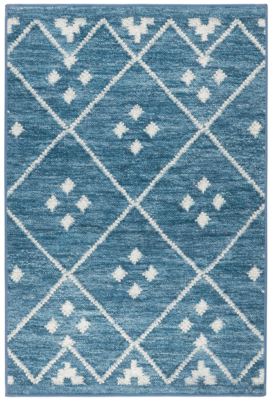 Kota Indigo Machine Washable Rug Rug By Annie Selke