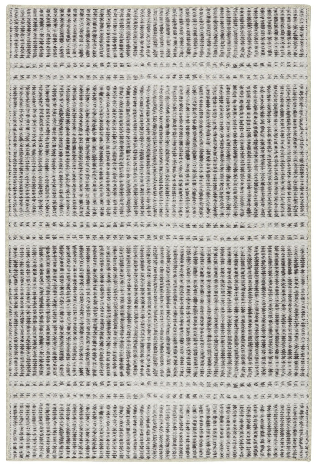 Malta Grey Machine Washable Rug Rug By Annie Selke
