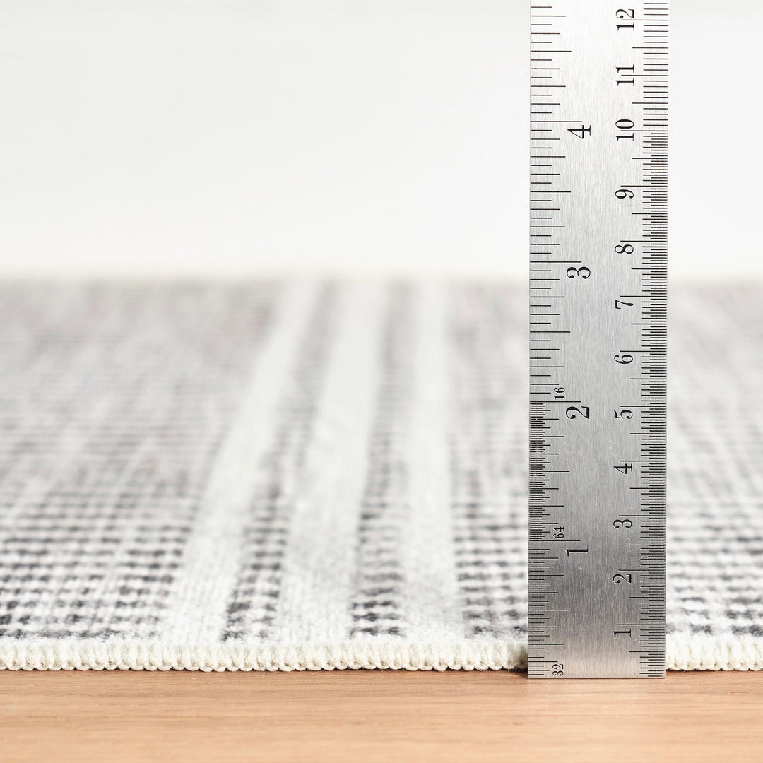 Malta Grey Machine Washable Rug Rug By Annie Selke