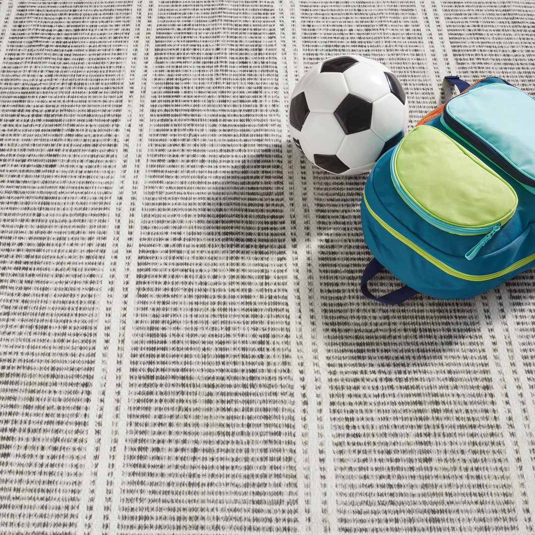 Malta Grey Machine Washable Rug Rug By Annie Selke