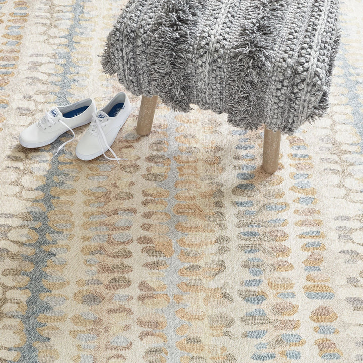 Paint Chip Natural Machine Washable Rug Rug By Annie Selke