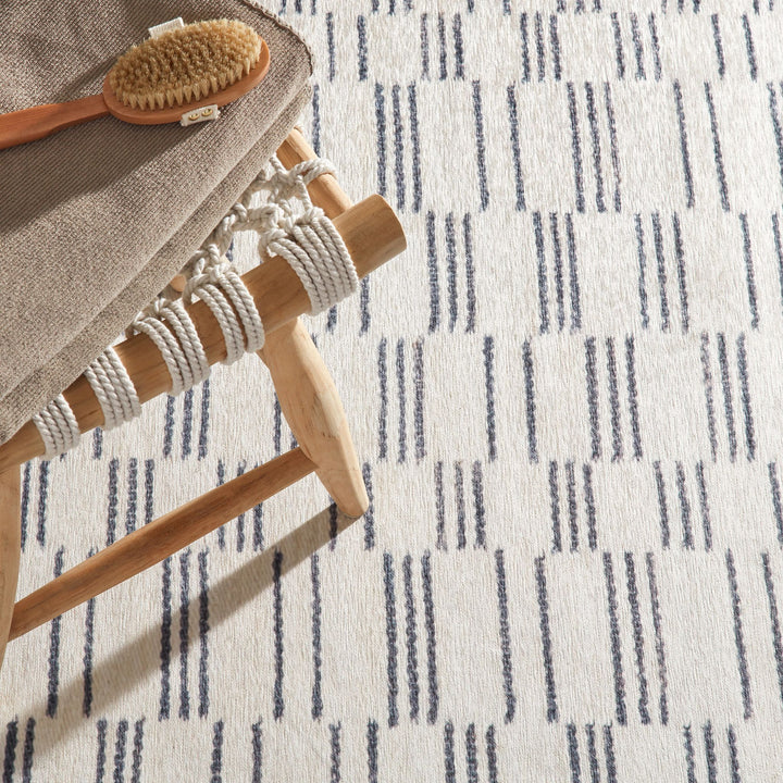 Leni Oatmeal Machine Washable Rug Rug By Annie Selke