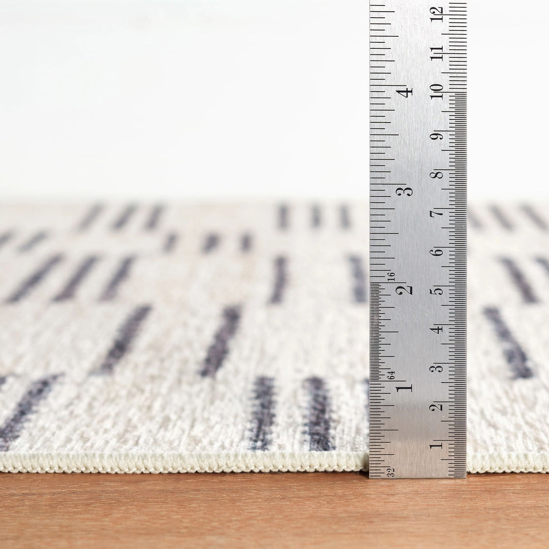Leni Oatmeal Machine Washable Rug Rug By Annie Selke
