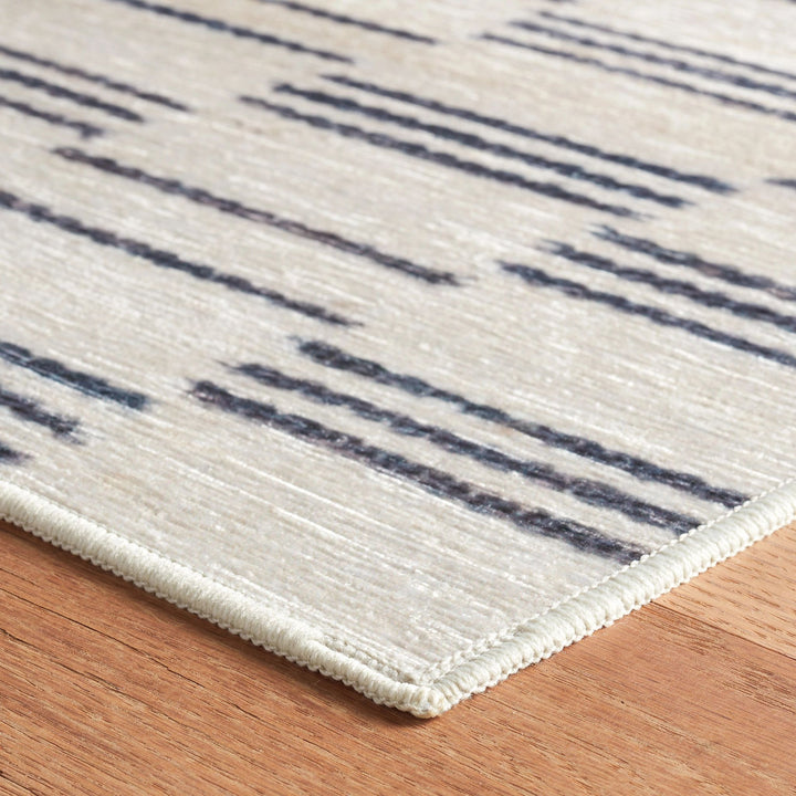 Leni Oatmeal Machine Washable Rug Rug By Annie Selke