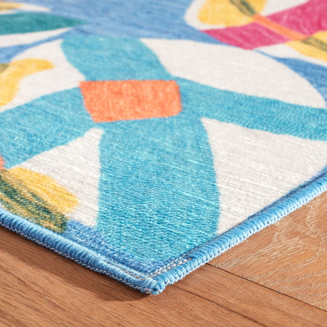 Lily Pad Spring Machine Washable Rug Rug By Annie Selke