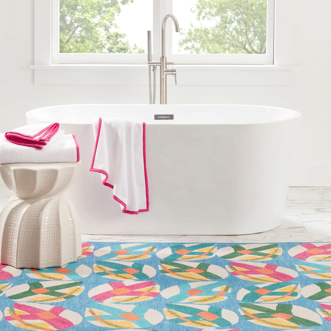 Lily Pad Spring Machine Washable Rug Rug By Annie Selke