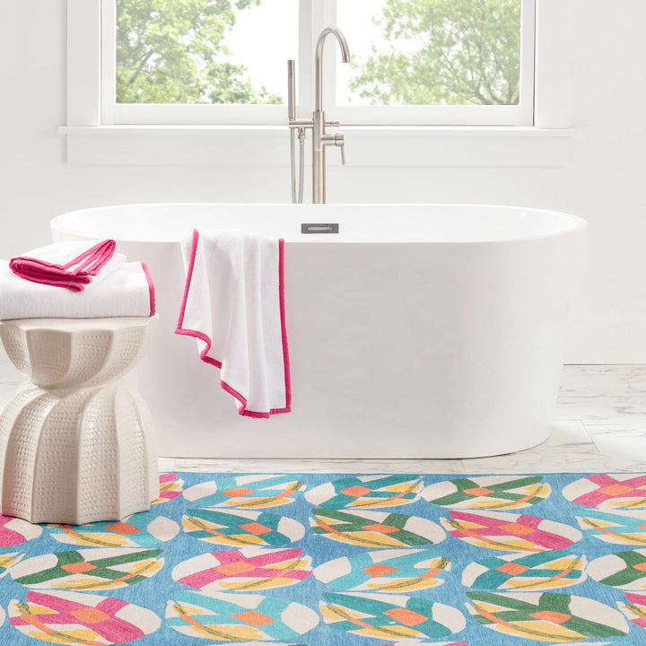 Lily Pad Spring Machine Washable Rug Rug By Annie Selke