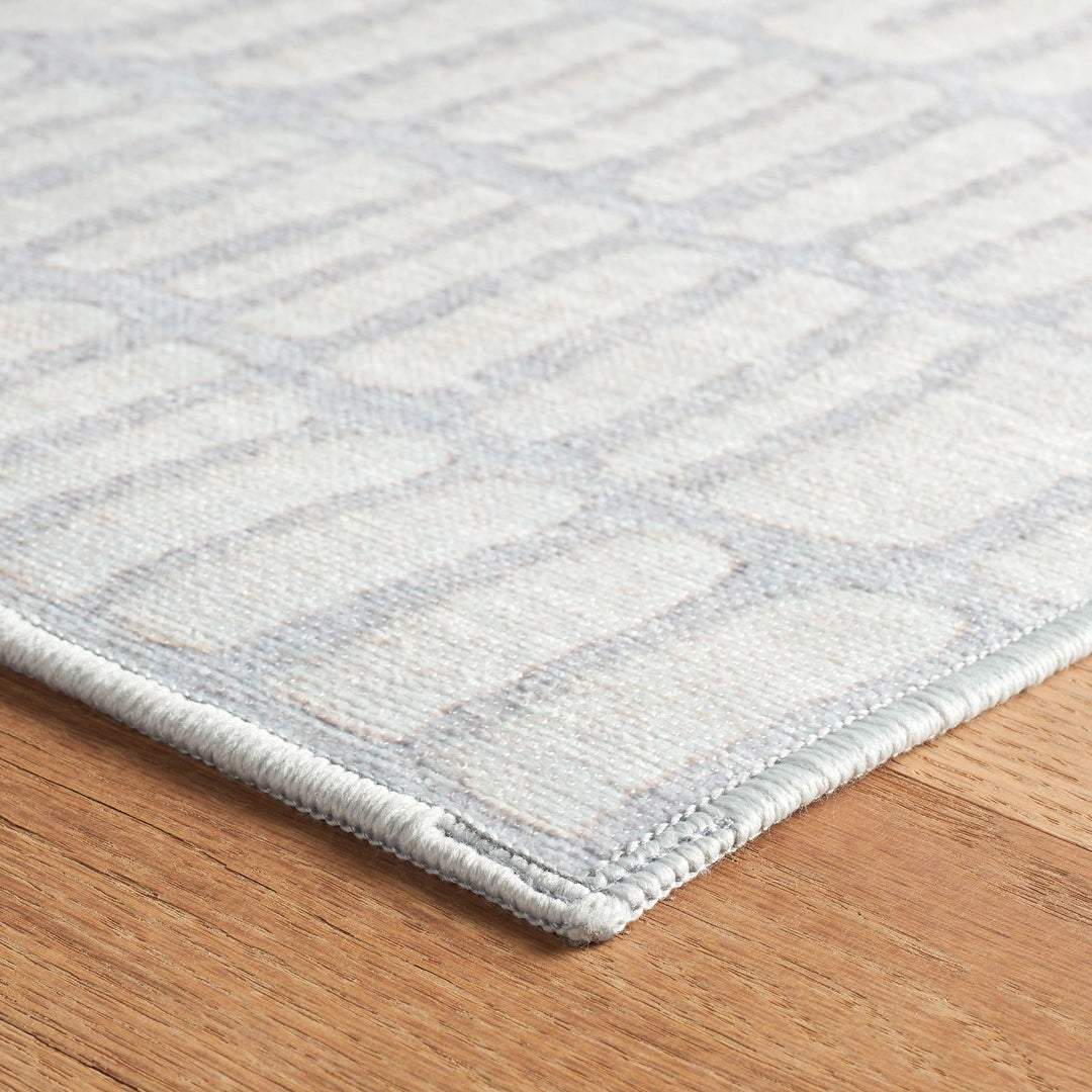 Roark Ivory Machine Washable Rug Rug By Annie Selke