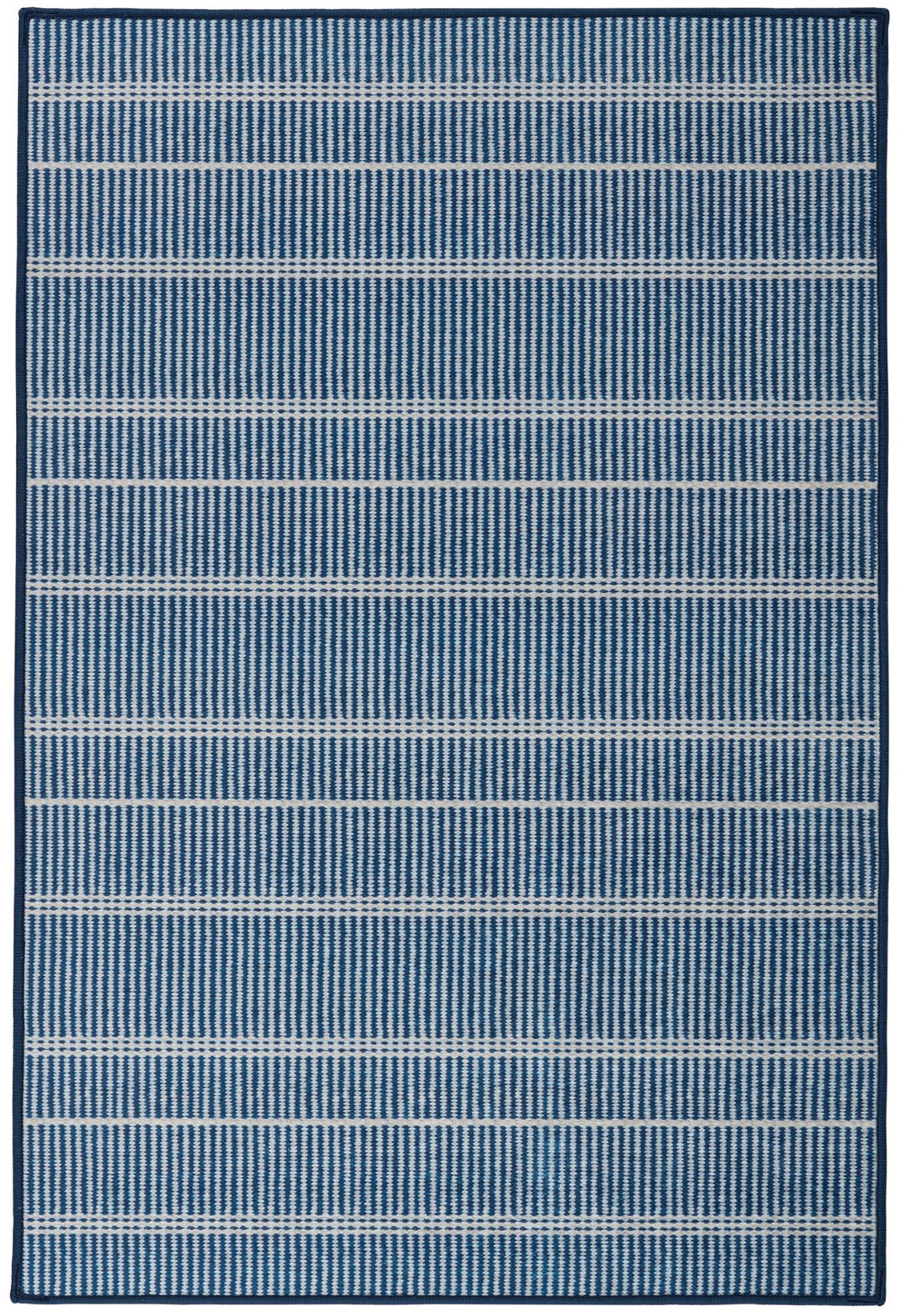 Samson Navy Machine Washable Rug Rug By Annie Selke